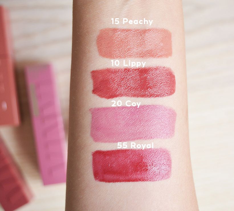 Maybelline Super Stay Vinyl Ink Rujlar’ın Renkleri
