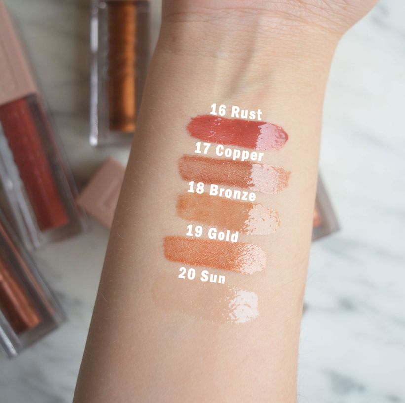 Maybelline Lifter Gloss Bronzed Dudak Parlatıcılarının Renkleri