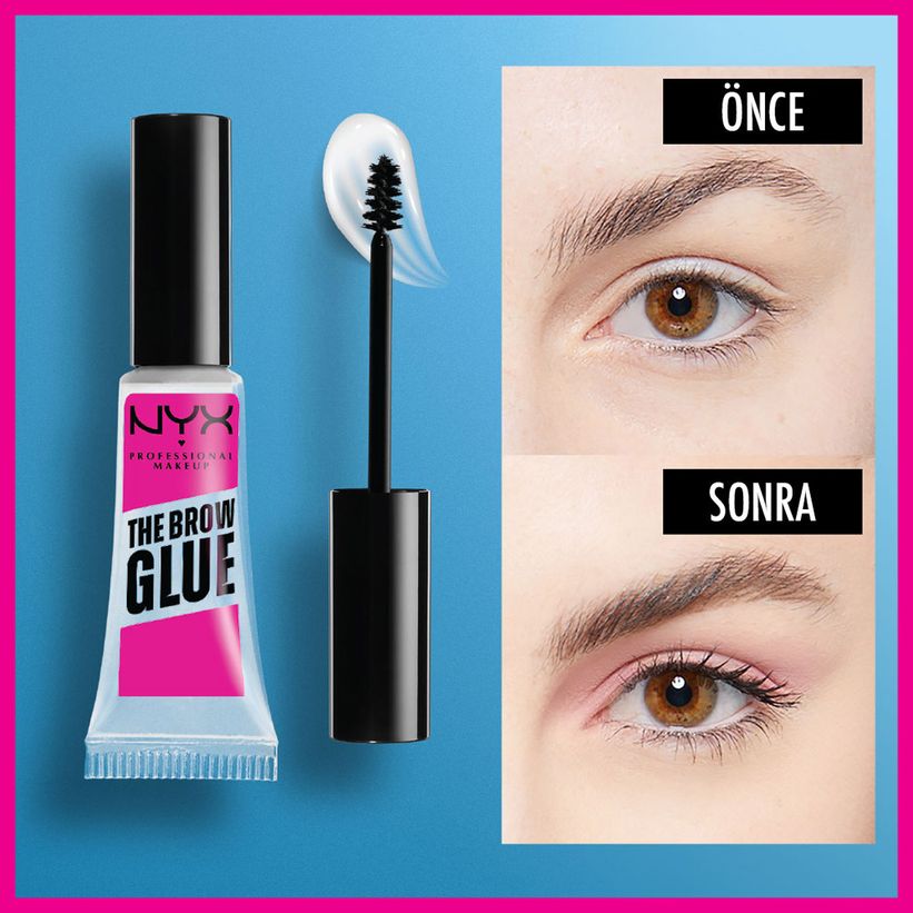 brow glue şeffaf kaş sabitleyici