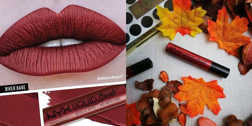 NYX Professional Makeup Liquid Suede Metallic Matte / Biker Babe