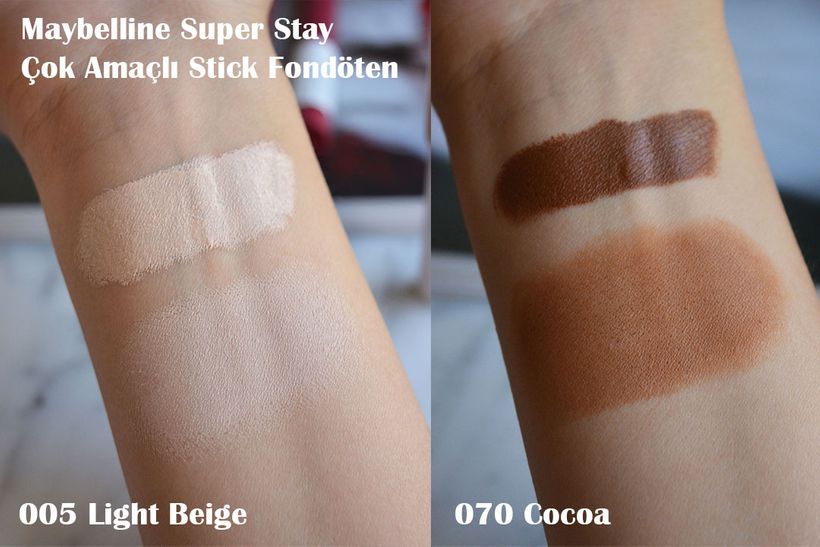 Maybelline Super Stay Çok Amaçlı Stick Fondöten renkleri