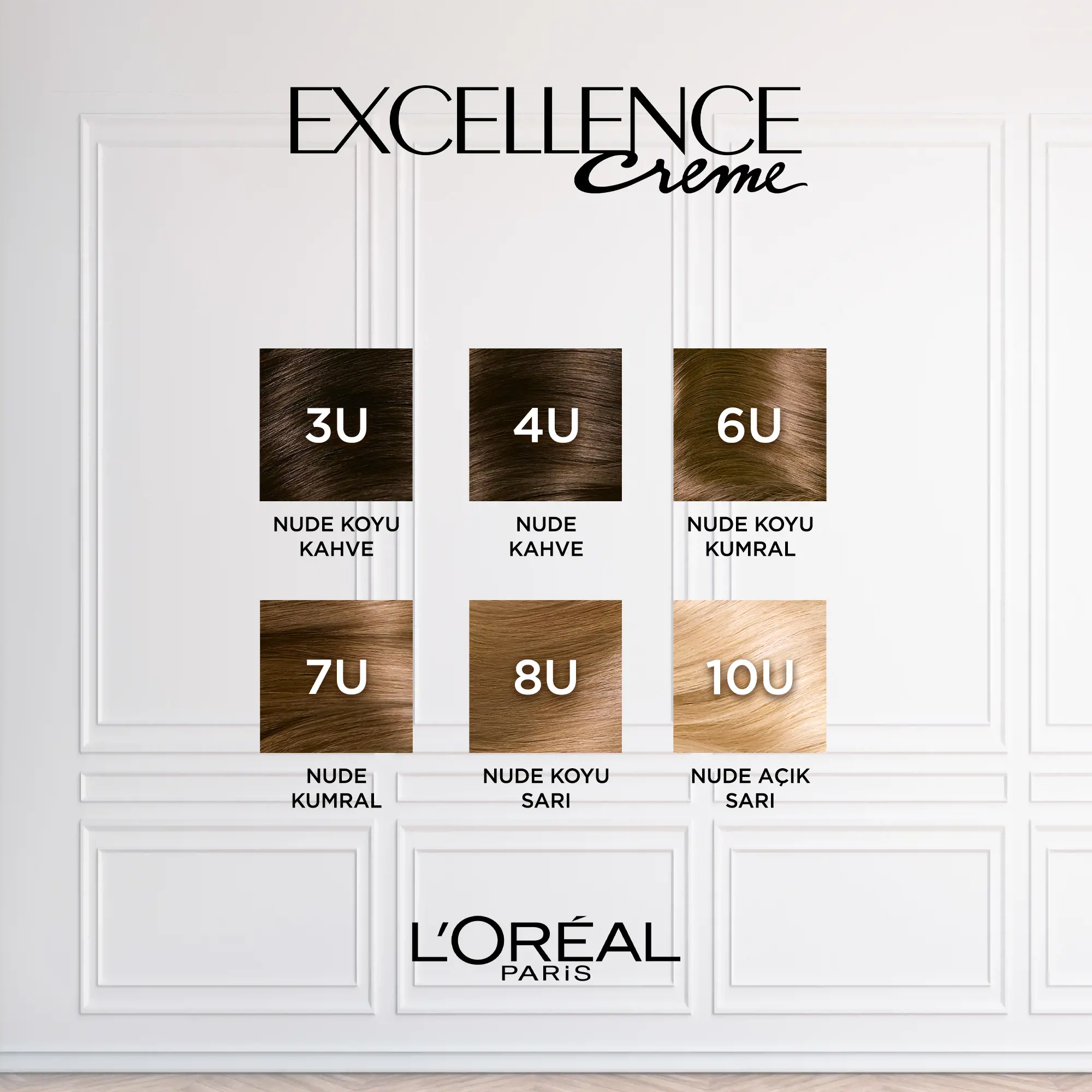 L’Oréal Paris Excellence Creme Nude Renkler