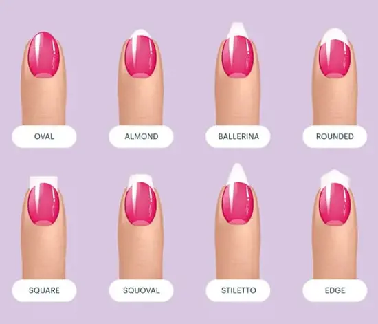 Şekline Göre Tırnak Modelleri