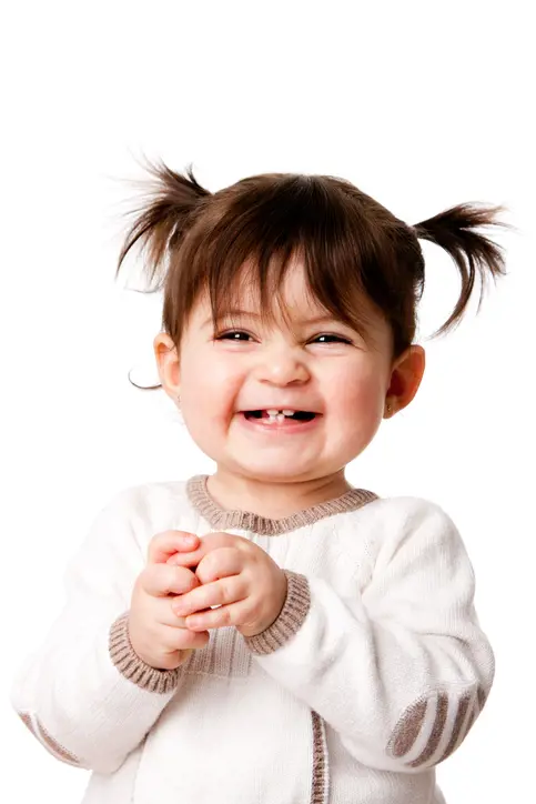 İki kulak bebek saç modeli