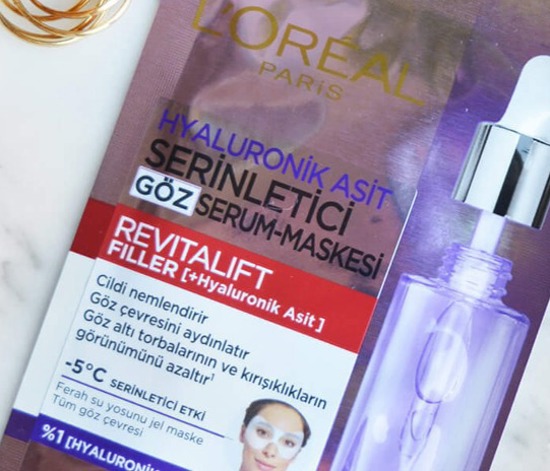 Deniyoruz: L'Oréal Paris Revitalift Filler Göz Maskesi