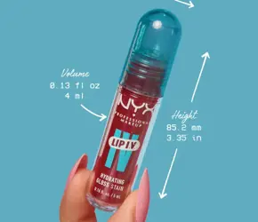 Deniyoruz: NYX Professional Makeup LIP I.V. Vitamin İçeren Parlatıcı + Tint