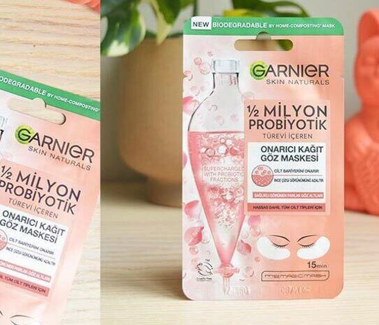 Garnier Probiyotik Kağıt Göz Maskesi’ni Deniyoruz!