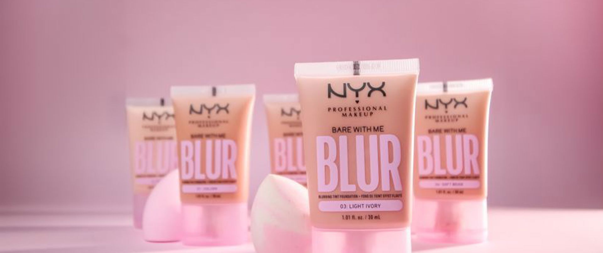 Deniyoruz: NYX Professional Makeup Bare With Me Blur Tint Fondöten