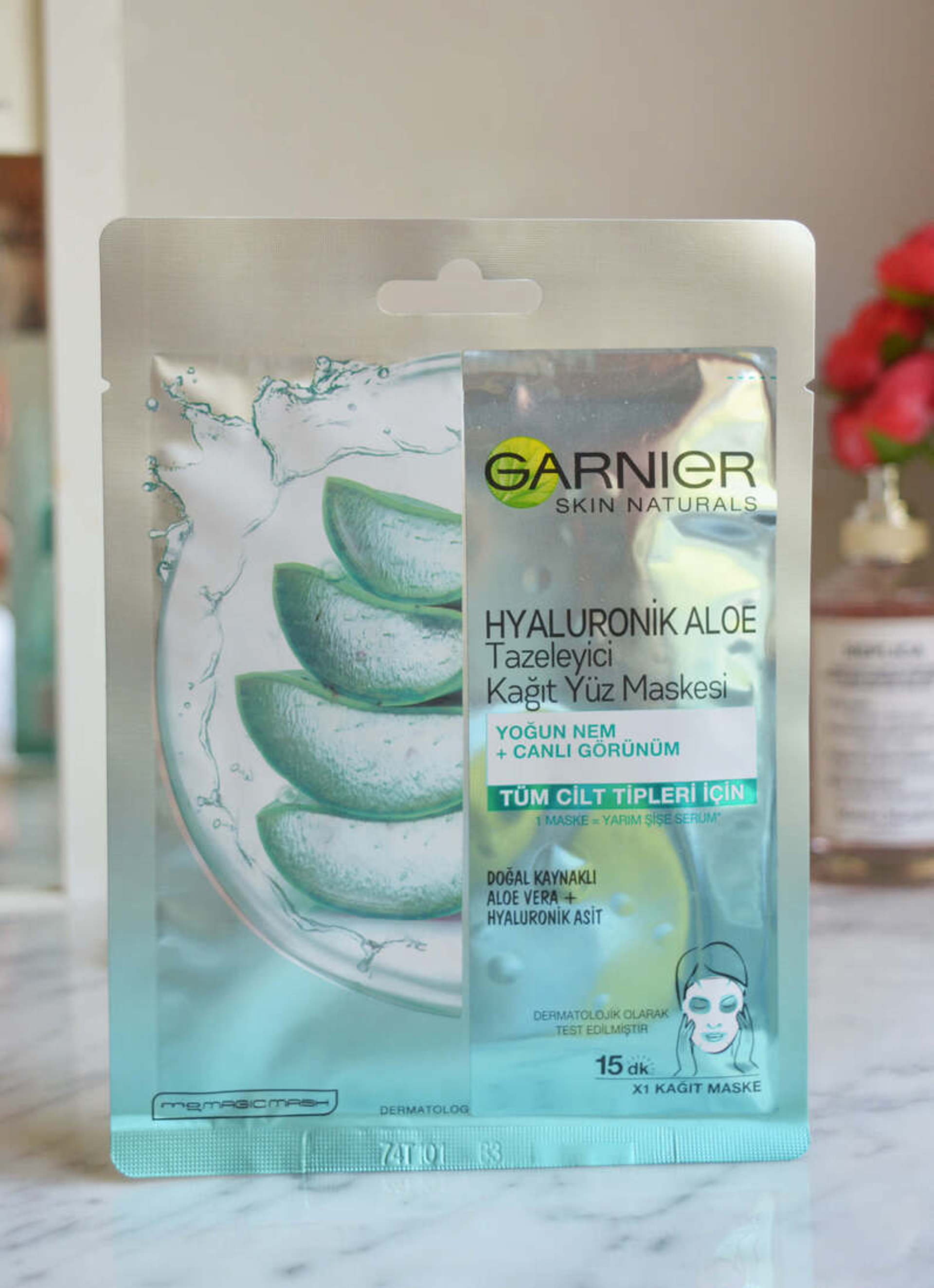 Garnier Hyaluronik Aloe Tazeleyici Kâğıt Yüz Maskesi Yorum